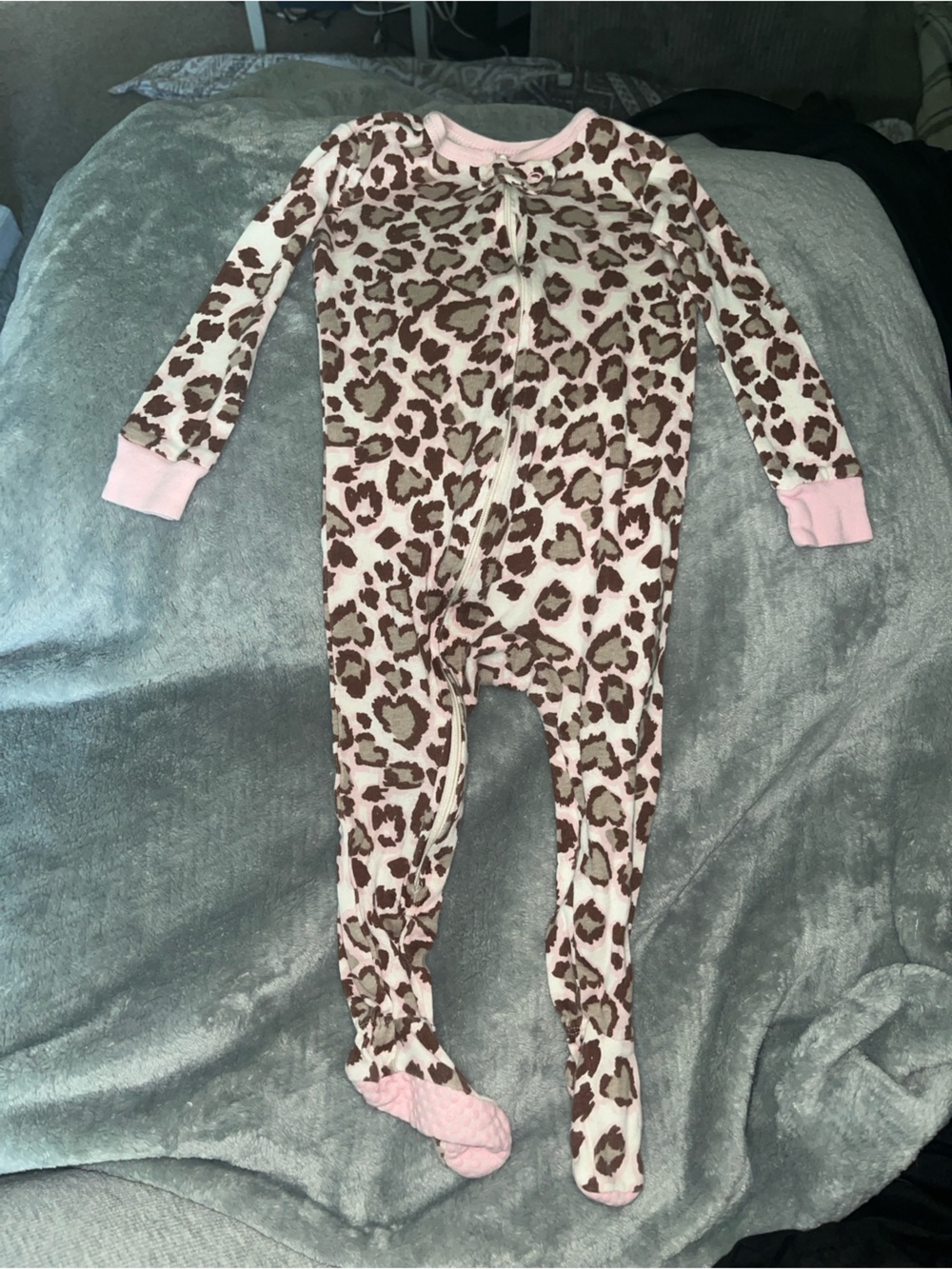Cheetah print sleeper
